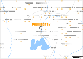 map of Phumĭ Sotey