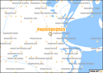 map of Phumĭ Sovôngs