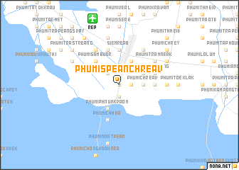 map of Phumĭ Spéan Chréav