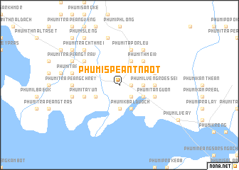 map of Phumĭ Spéan Tnaôt