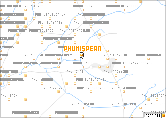 map of Phumĭ Spéan