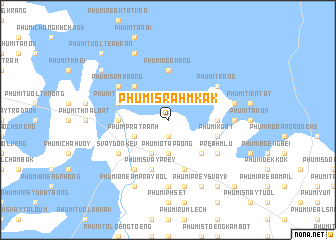 map of Phumĭ Srăh Mkăk