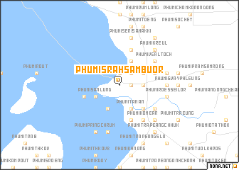 map of Phumĭ Srăh Sâmbuŏr