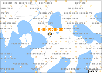 map of Phumĭ Srâmâr