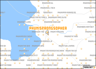 map of Phumĭ Sraông Sophéa