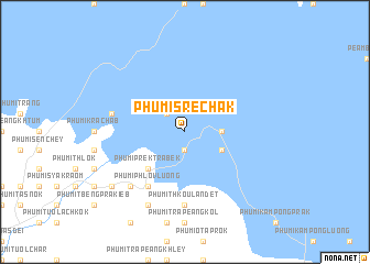 map of Phumĭ Srê Châk