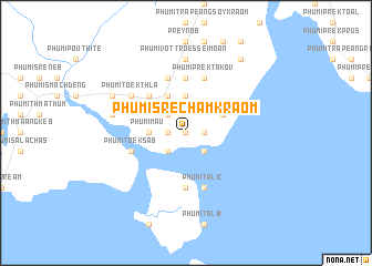 map of Phumĭ Srê Cham Kraôm