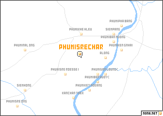 map of Phumĭ Srê Char