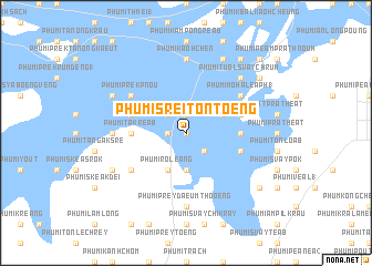 map of Phumĭ Srei Tôntœ̆ng