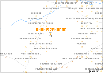 map of Phumĭ Srê Knŏng