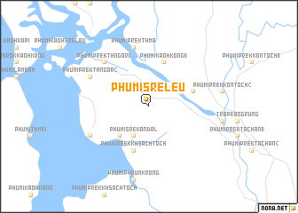 map of Phumĭ Srê Leu