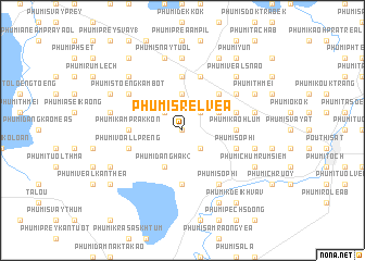 map of Phumĭ Srê Lvéa