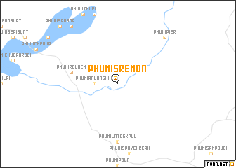 map of Phumĭ Srê Môn