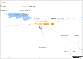 map of Phumĭ Srê Poŭthĭ