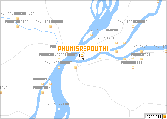 map of Phumĭ Srê Poŭthĭ