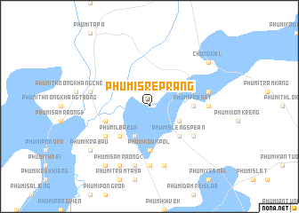 map of Phumĭ Srê Prăng