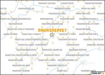map of Phumĭ Srê Prey