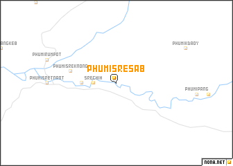 map of Phumĭ Srê Sab