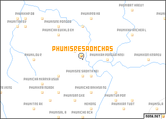 map of Phumĭ Srê Saôm Chas