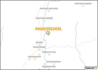 map of Phumĭ Srê Véal