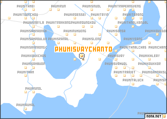 map of Phumĭ Svay Chântô