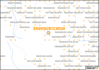 map of Phumĭ Svay Chrŭm