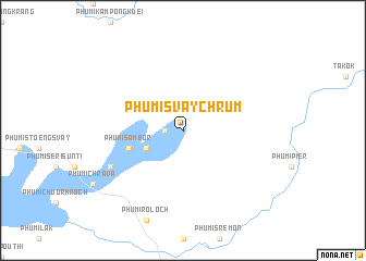 map of Phumĭ Svay Chrŭm