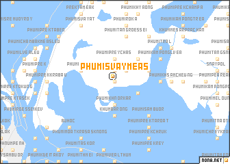 map of Phumĭ Svay Méas