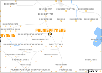 map of Phumĭ Svay Méas