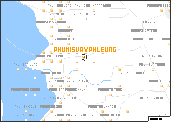 map of Phumĭ Svay Phleung