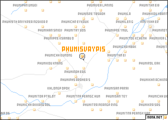 map of Phumĭ Svay Pĭs