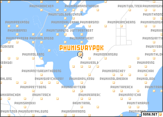 map of Phumĭ Svay Pôk