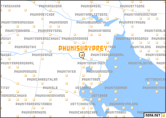 map of Phumĭ Svay Prey