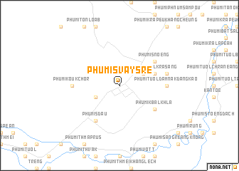 map of Phumĭ Svay Srê