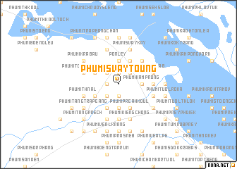 map of Phumĭ Svay Toŭng