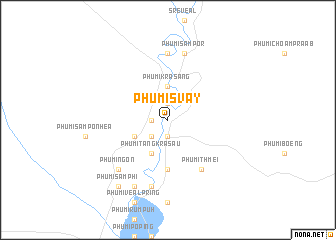 map of Phumĭ Svay