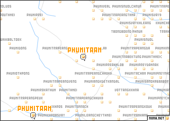 map of Phumĭ Ta Am