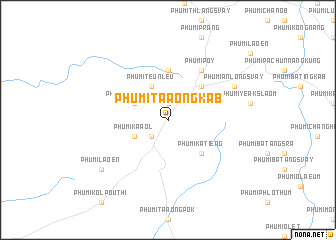 map of Phumĭ Ta Aông Kăb