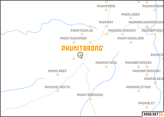 map of Phumĭ Ta Aông