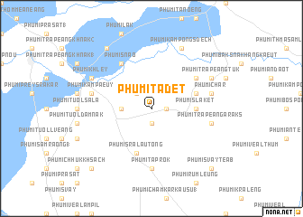 map of Phumĭ Ta Dĕt