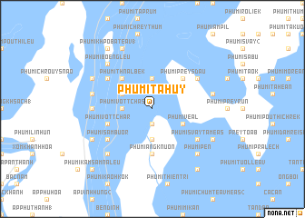 map of Phumĭ Ta Hŭy