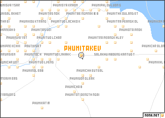 map of Phumĭ Takêv