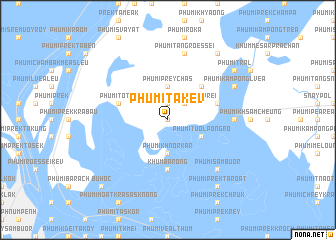 map of Phumĭ Takêv