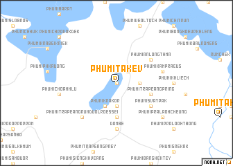 map of Phumĭ Takêv