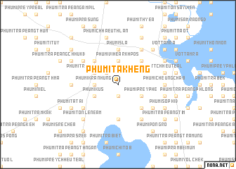 map of Phumĭ Takhéng