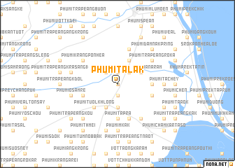 map of Phumĭ Ta Lâk