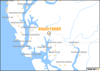 map of Phumĭ Taman