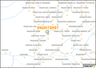 map of Phumĭ Ta Măt