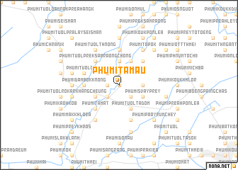 map of Phumĭ Ta Mau