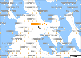 map of Phumĭ Tamau